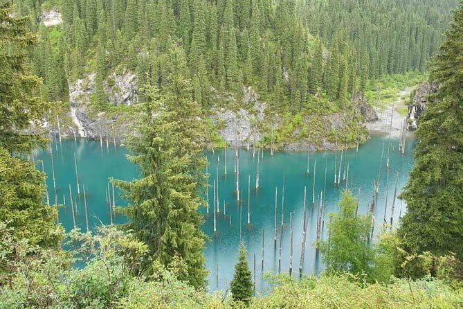 4 Days Almaty Tour Package - Entering Almaty with a sign and a plan