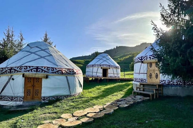 Almaty: Kolsai Kaindy Lakes & Charyn Canyons 2-Day Tour - The Yurt Night in the Foothills: Comfort, Culture, and a Group Bonfire