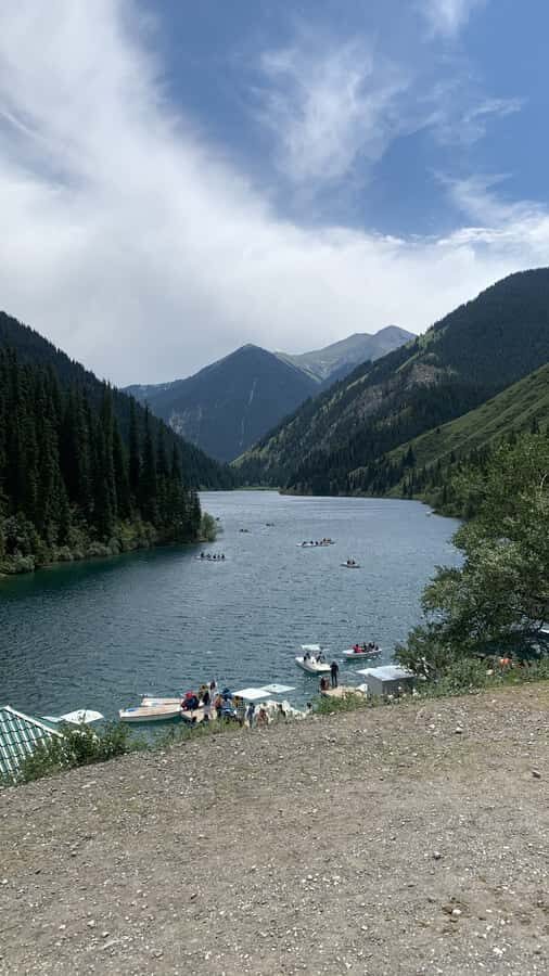 Almaty: Kolsay & Kaindy Lakes, Charyn Canyon Private Tour - Kolsay Lakes: Kazakhstan Switzerland, boats, and lunch in a local guesthouse