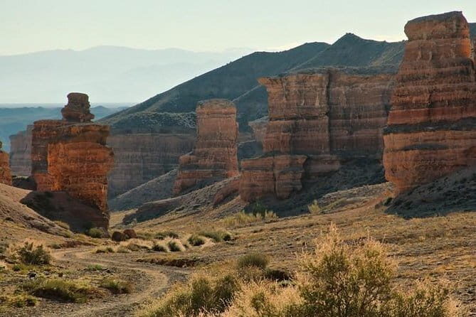 Private Tour to Charyn Canyons - Valley of Castles Walk: 1.5 km Down to the Charyn River Views